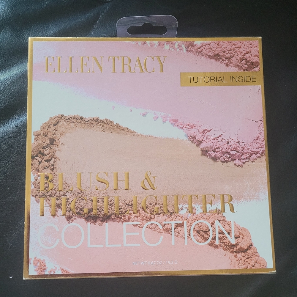 NEW Ellen Tracy 8 Color Blush & Highlighter Palette